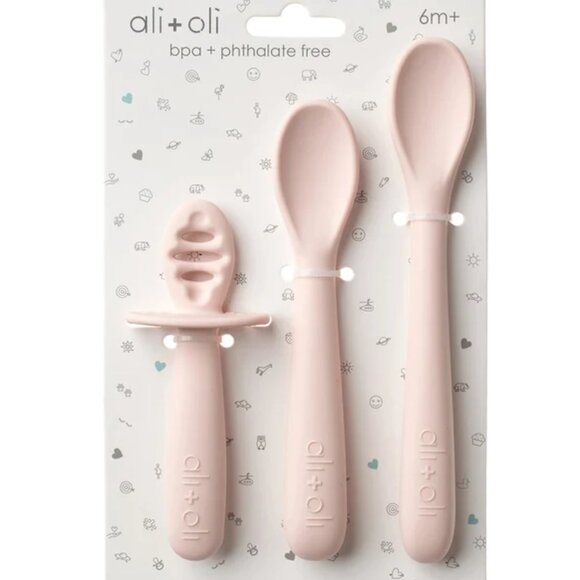 Pink Spoon Set for baby (6M+) - Picture 1 of 2